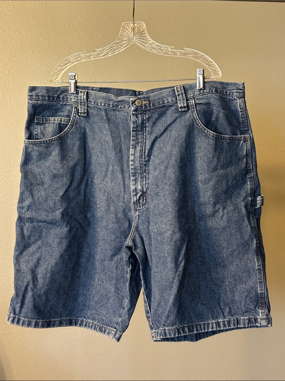 Wrangler Men's Denim Carpenter Shorts - Dark Blue